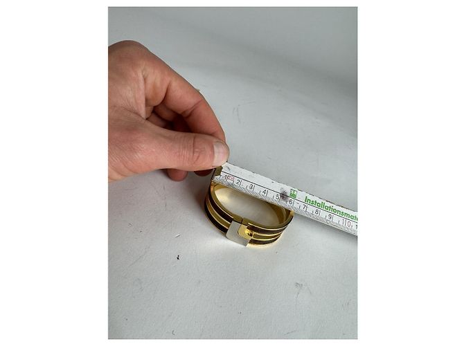 Bracciale in acciaio dorato Loewe Twist D'oro - vista 3