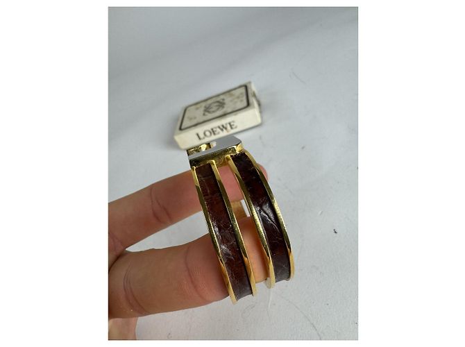 Bracciale in acciaio dorato Loewe Twist D'oro - vista 5