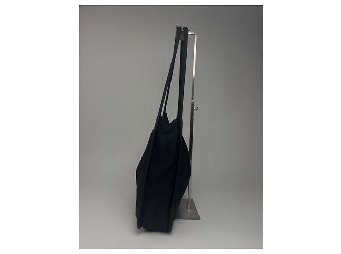 Borsa a mano in cotone nero Bottega Veneta - vista 2
