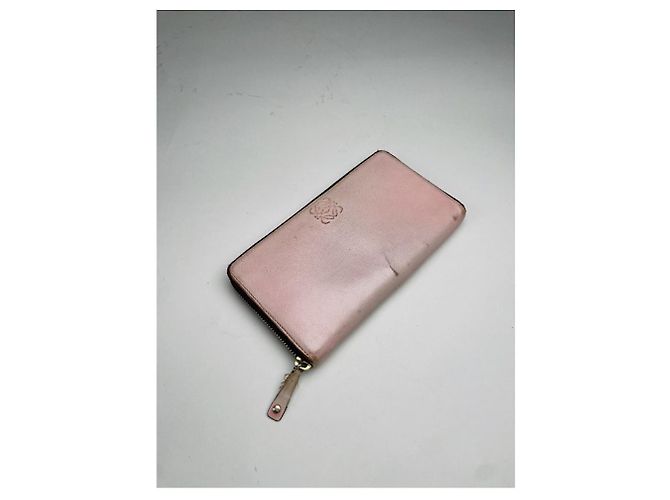 Cartera de cuero rosa Loewe Puzzle - vista 4
