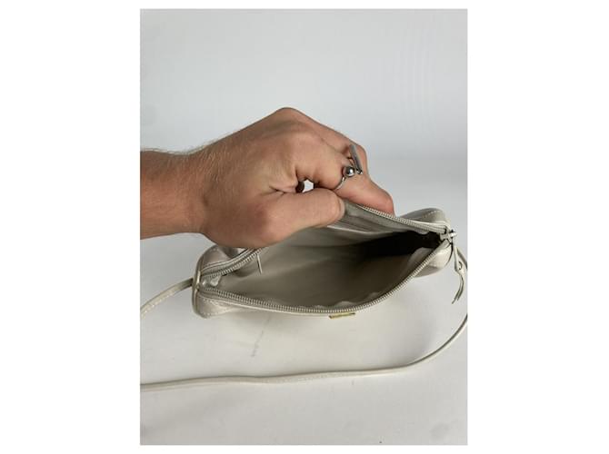 Borsa in pelle bianca Givenchy 4G Bianco - vista 4