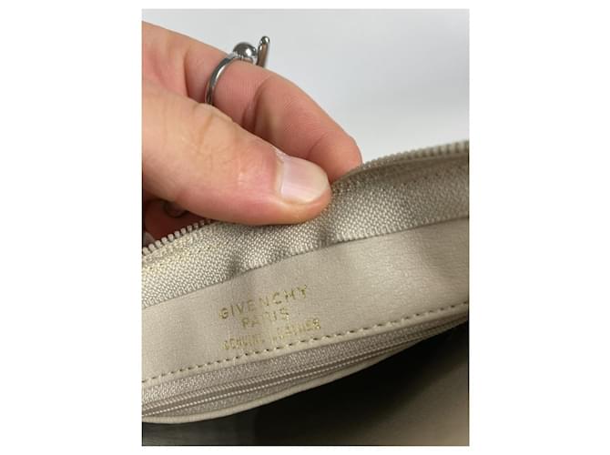 Borsa in pelle bianca Givenchy 4G Bianco - vista 5