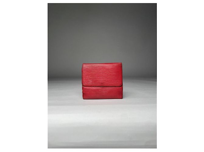 Portafoglio in pelle rossa Louis Vuitton Twist Rosso - vista 3