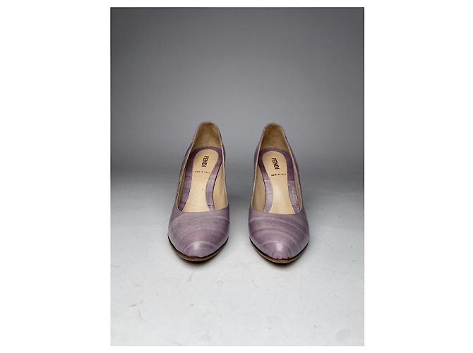 Fendi FFreedom lila Lederabsatz - Ansicht 2