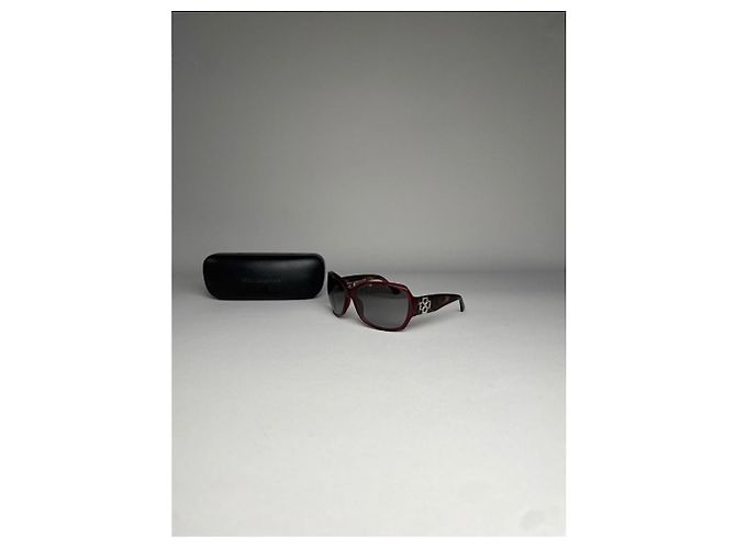 Gafas de sol de plástico rojo Salvatore Ferragamo Roja - vista 3