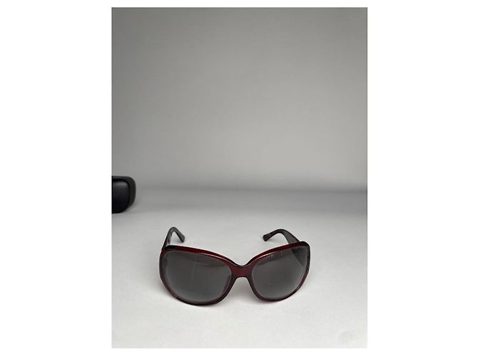 Gafas de sol de plástico rojo Salvatore Ferragamo Roja - vista 4