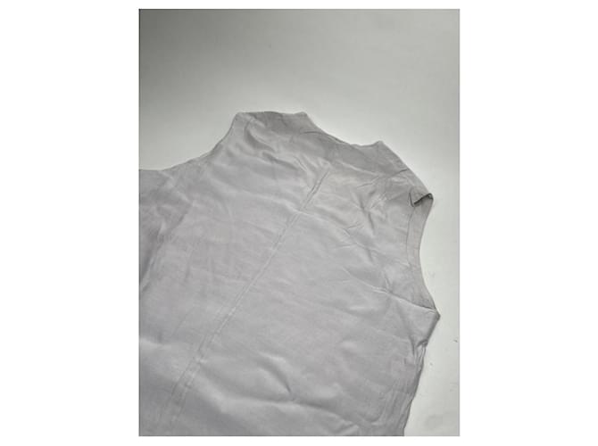 Vestido de algodón plateado Marni Plata - vista 3