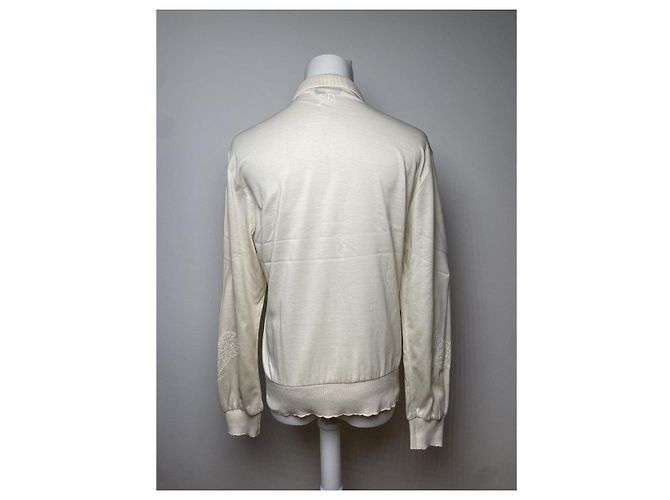 Dior J'Adior Malha de Algodão Branca Branco - vista 4