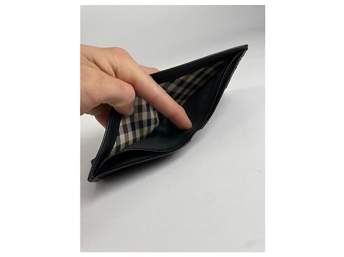 Borsa in pelle nera Aquascutum Nero - vista 3