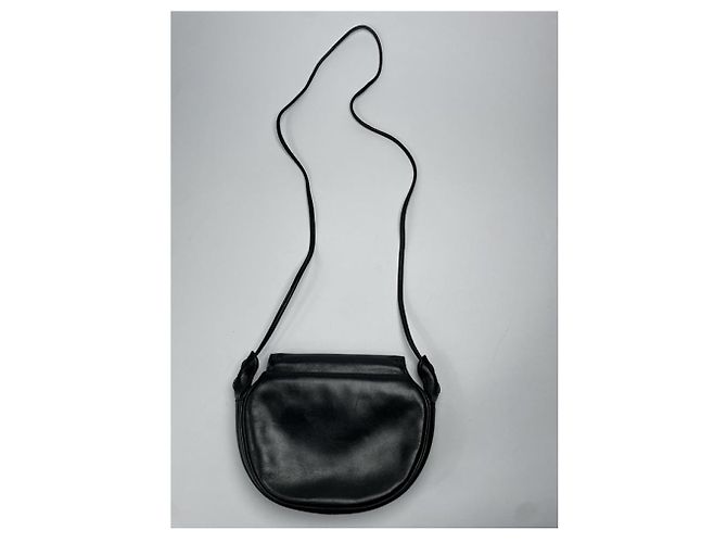 Borsa a mano in pelle verniciata nera Givenchy Infinity Nero - vista 3