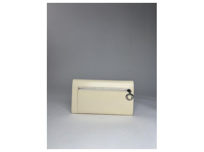 Dior Miss Dior White Patent Leather Wallet - view 2