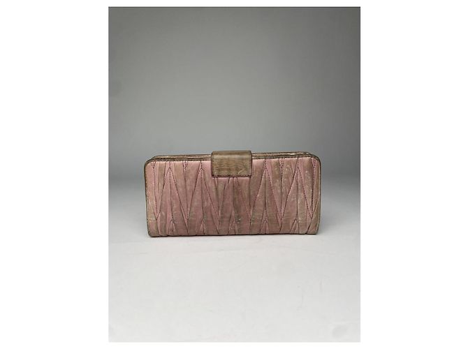 Cartera de cuero rosa Miu Miu - vista 2