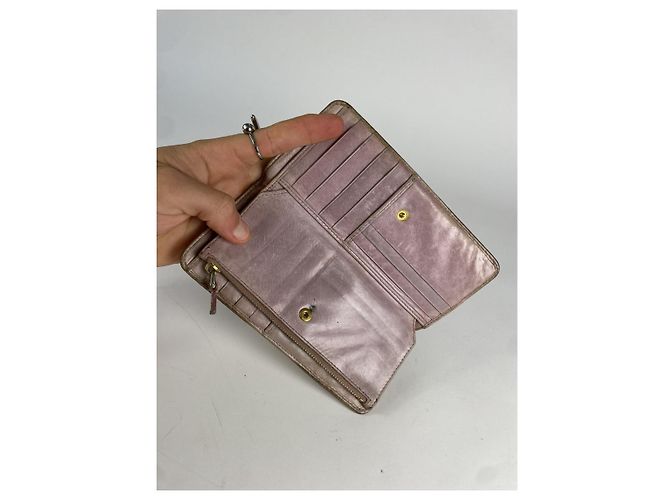 Cartera de cuero rosa Miu Miu - vista 3