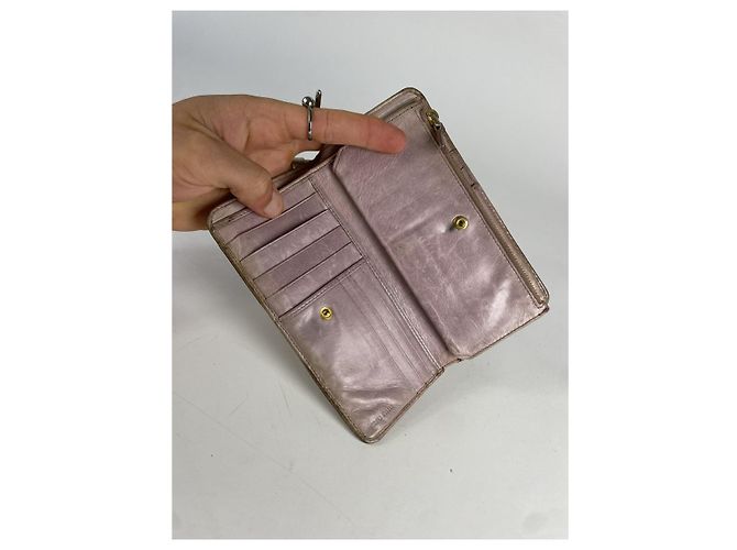 Cartera de cuero rosa Miu Miu - vista 4