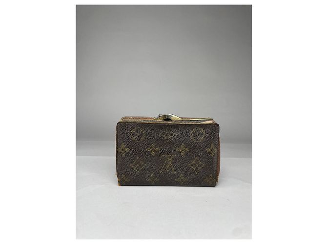 Cartera de cuero marrón Louis Vuitton Flore Castaño - vista 2