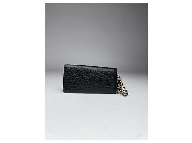 Borsa in pelle nera Burberry Nero - vista 2