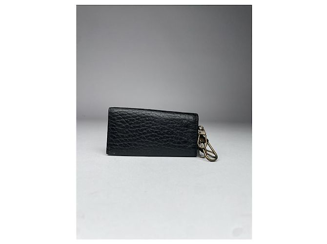 Borsa in pelle nera Burberry Nero - vista 3