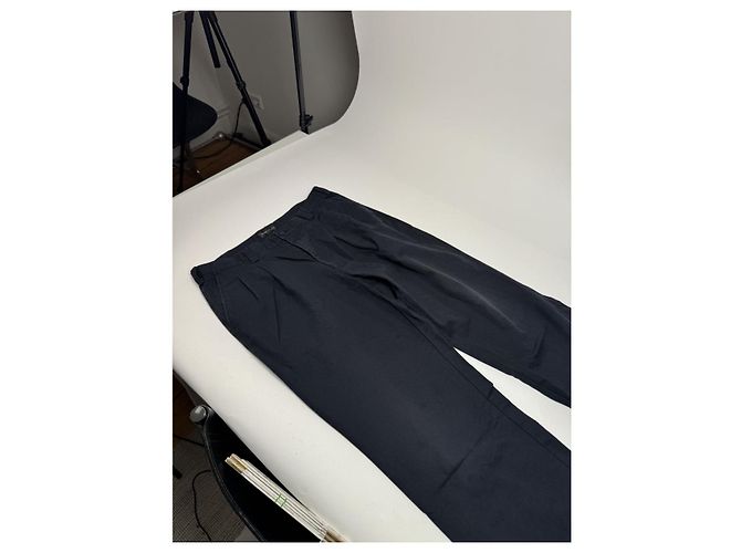 Autre Marque Pantalón de algodón marino Kansai Yamamoto Azul marino - vista 3
