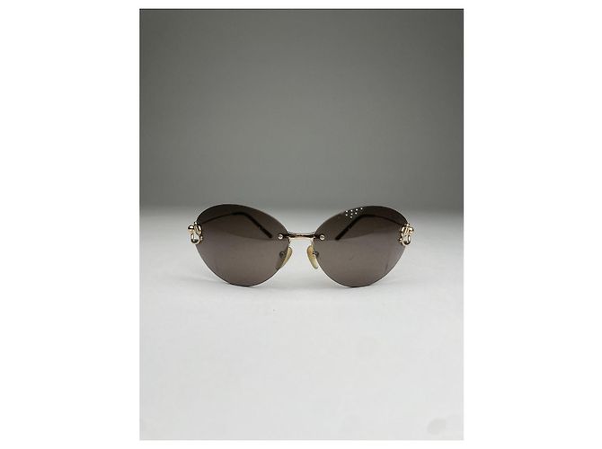 Loewe schwarze Metallsonnenbrille - Ansicht 2