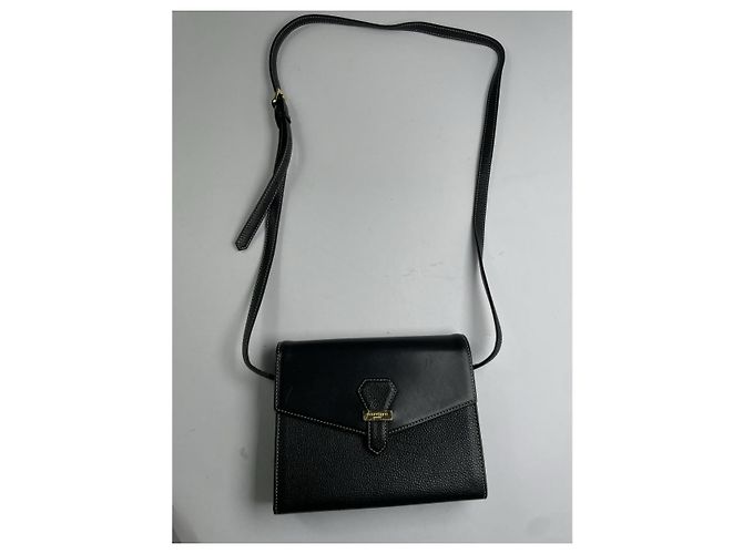 Courreges Borsa in pelle nera Courrèges Nero - vista 2