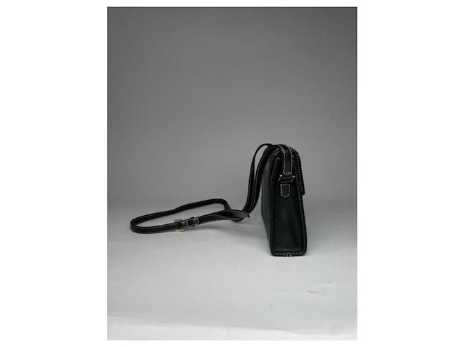 Courreges Borsa in pelle nera Courrèges Nero - vista 4