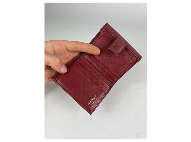 Borsa piccola in pelle rossa Salvatore Ferragamo Rosso - vista 5