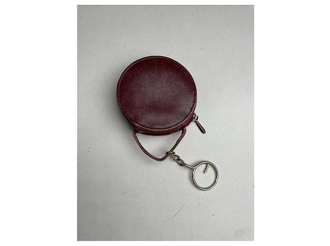Bolso de charol burdeos Lady Dior - vista 3