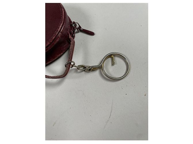 Bolso de charol burdeos Lady Dior - vista 4