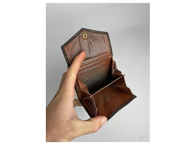 Billetera de cuero marrón Koala de Louis Vuitton Castaño - vista 3