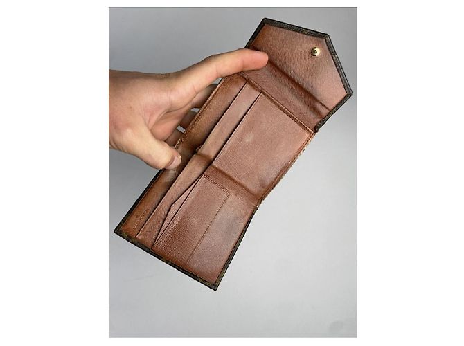 Billetera de cuero marrón Koala de Louis Vuitton Castaño - vista 4