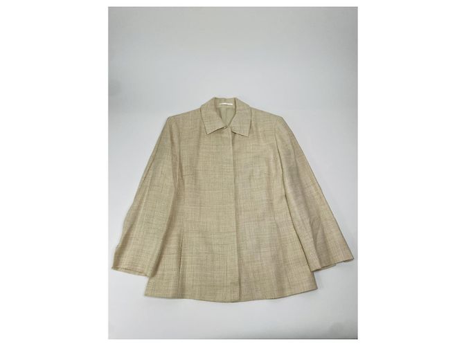 Trench coat de lino beige Waterloo de Burberry - vista 2