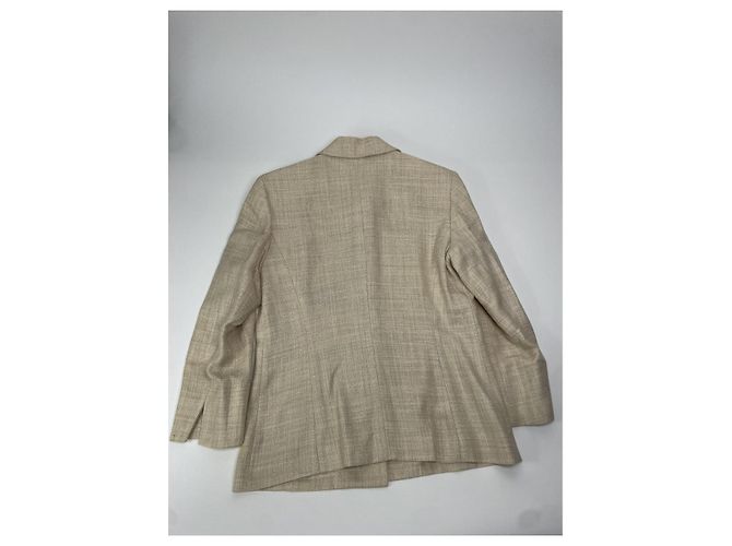 Trench coat de lino beige Waterloo de Burberry - vista 3