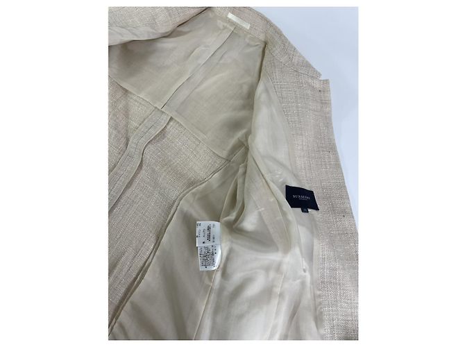 Trench coat de lino beige Waterloo de Burberry - vista 4