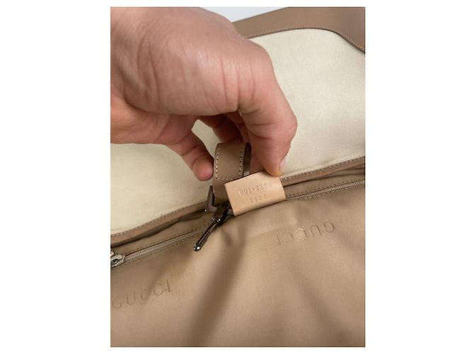Gucci Jackie Vintage Beiger Lederhandtasche - Ansicht 3