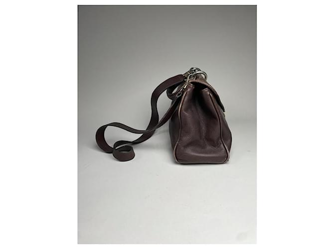 Borsa in pelle marrone Jil Sander - vista 3