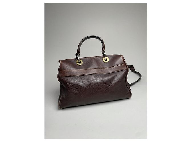 Borsa in pelle marrone Jil Sander - vista 4