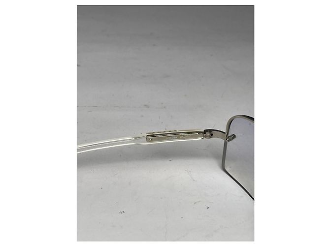 Prada Silberne Kunststoffsonnenbrille - Ansicht 4