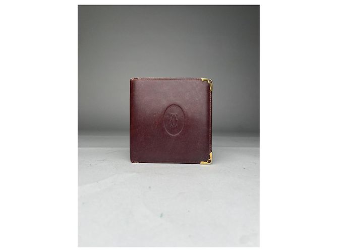 Cartier Bordeaux Lackledertasche - Ansicht 2
