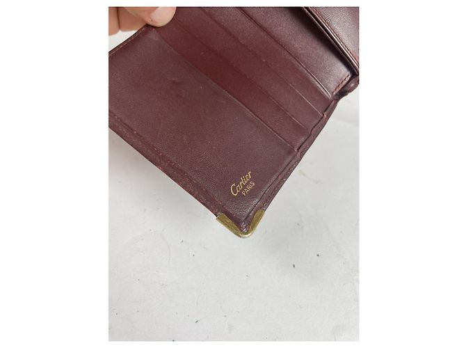 Cartier Bordeaux Lackledertasche - Ansicht 5