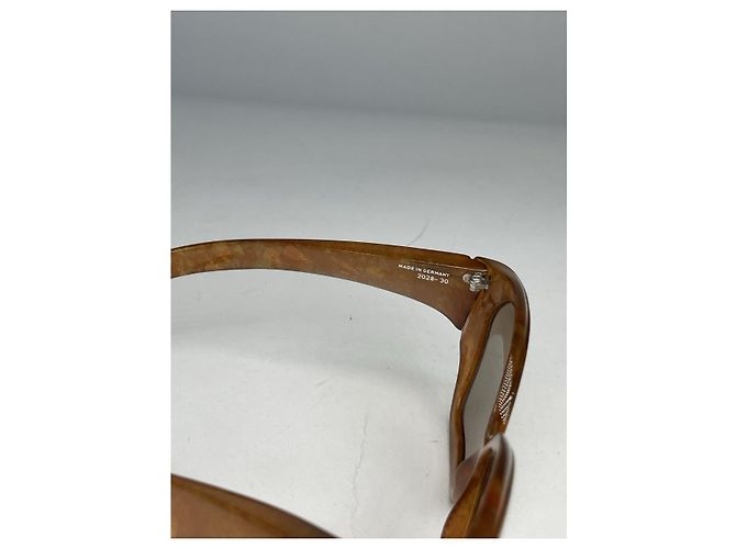 Gafas de sol de plástico marrón Dior Castaño - vista 4