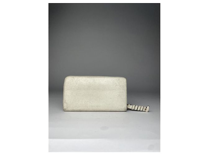 Céline Cartera de cuero blanco Celine Triomphe - vista 2
