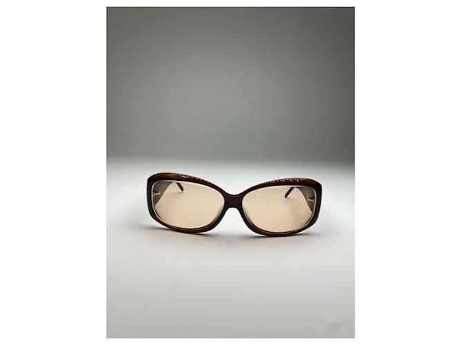 Occhiali da sole in plastica marroni Givenchy Marrone - vista 2