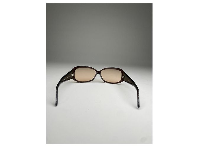 Occhiali da sole in plastica marroni Givenchy Marrone - vista 4