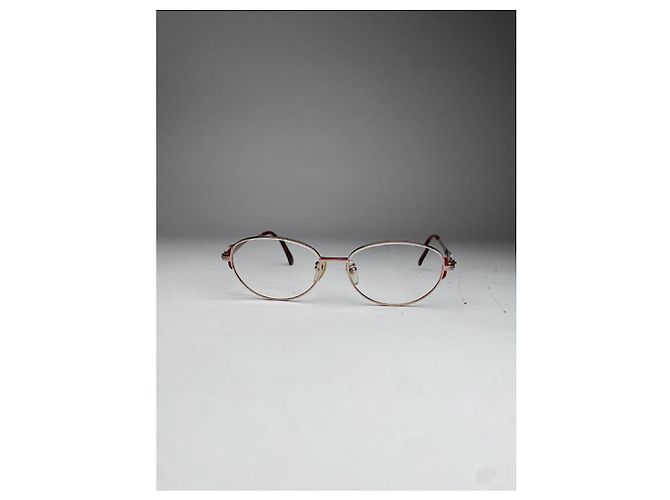 Gafas de sol de metal dorado Yves Saint Laurent - vista 2