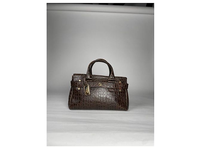 Autre Marque Borsa in pelle marrone Samantha Thavasa - vista 2