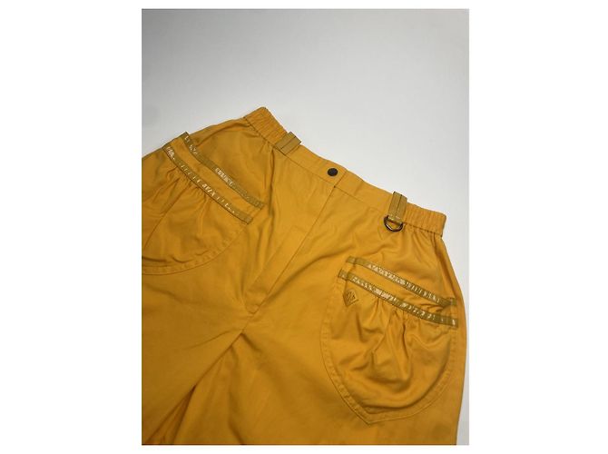 Dior gelbe Baumwollrock - Ansicht 2