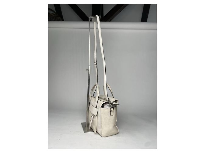 Borsa hobo in pelle bianca Coach Large Scout Bianco - vista 3