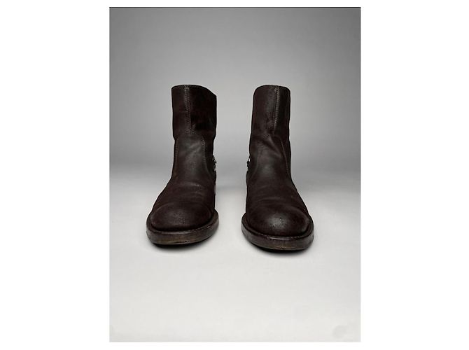 Stivale in pelle nera Gucci Nero - vista 5