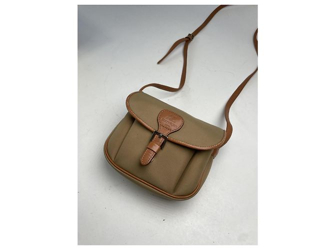 Courreges Borsa a mano in cotone marrone Courrèges - vista 5