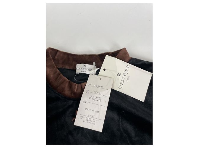 Courreges Courrèges Suéter e Moletom de Poliéster Preto - vista 4